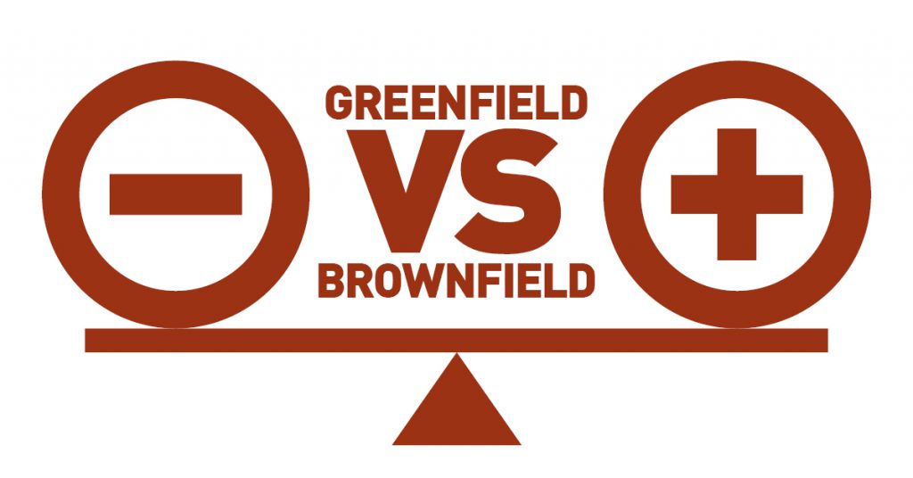 Brownfield vs. Greenfield The Pros and Cons Wiley